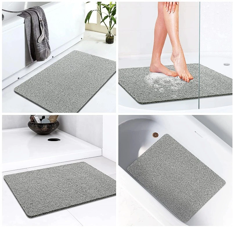 PVC Loofah Bathroom Mats Shower Mat Non-Slip 40*60cm