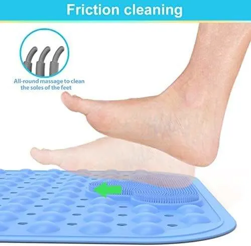 Customized PVC Thickened Anti-Slip Safety Bathtub Massage Cushion Shower Mat 2 in 1