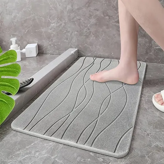 Tapis de séchage de vaisselle fraîche en Microfibre, évier rapide en coton, pour comptoir de cuisine, vente en gros